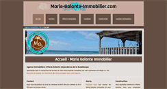 Desktop Screenshot of marie-galante-immobilier.com